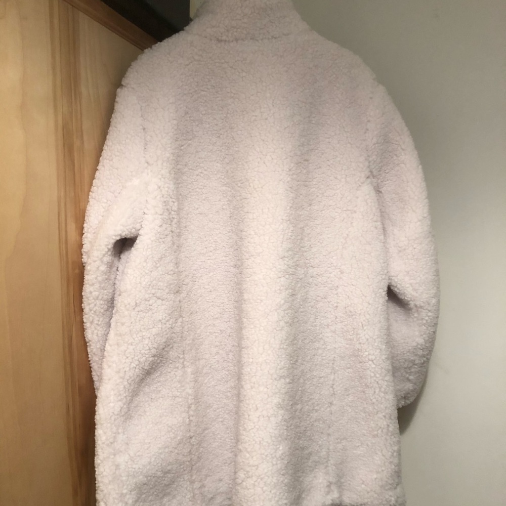 NWT LOFT funnel neck zip up teddy bear jacket - Picture 7 of 9